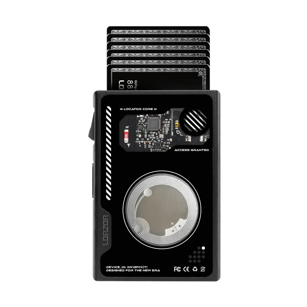 LORZOR Wallet PRO – Das weltweit erste verfolgbare minimalistische Wallet