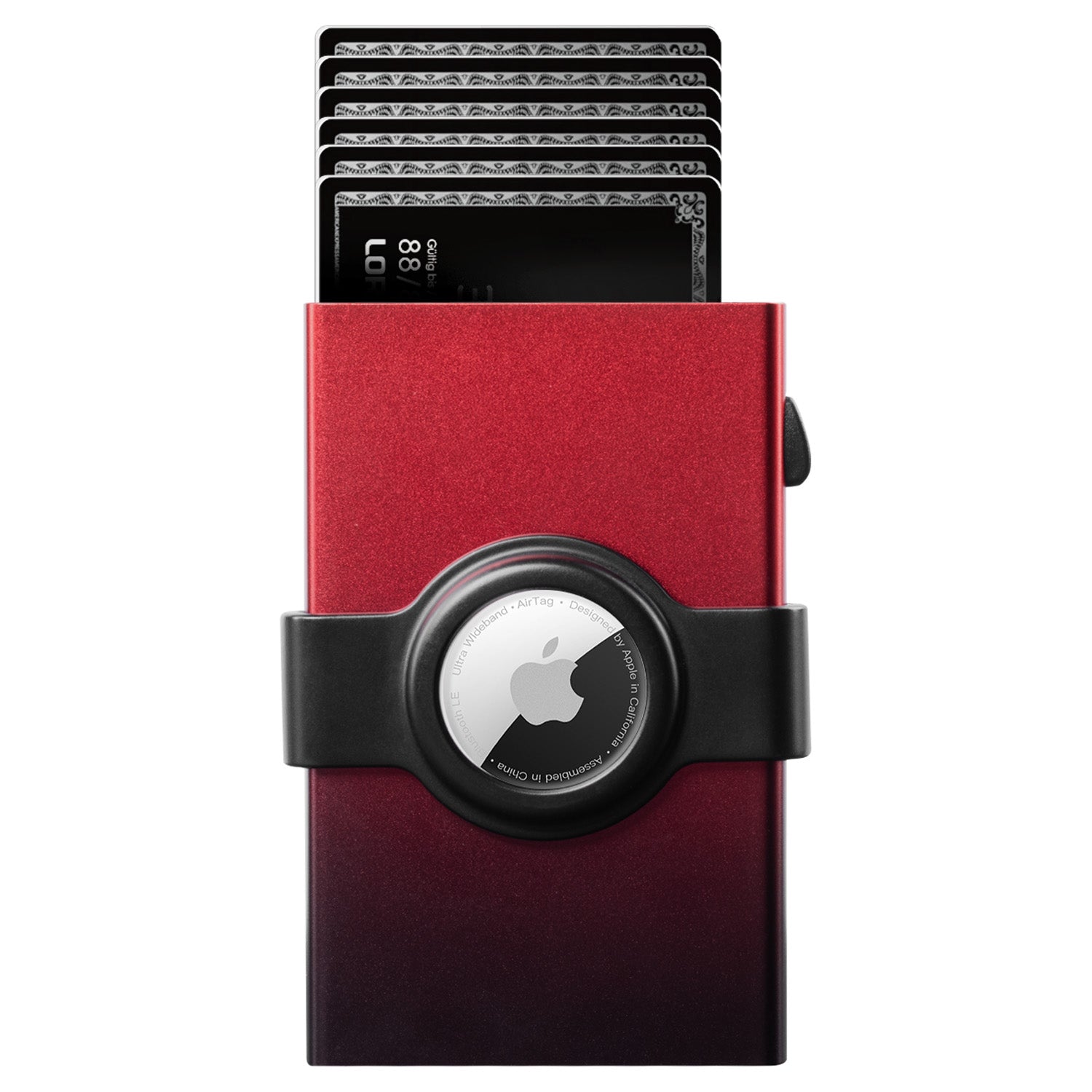 Lorzor AirTag-Hülle – Brieftasche mit elastischem Band