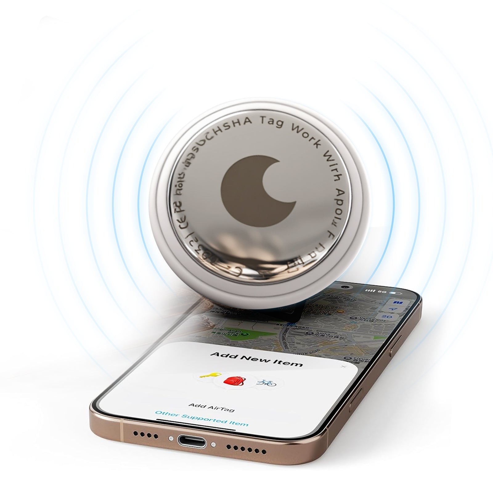 Apple Certified Tag GPS Anti-Lost Tracker – Funktioniert mit Apple Find My