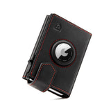Lorzor Airtag Wallets Ledergeldbörse mit Münzfach