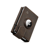 Lorzor Airtag Wallets Ledergeldbörse mit Münzfach